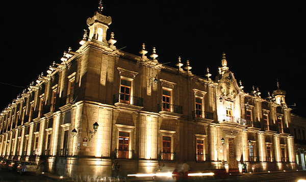 Palacio gobierno night